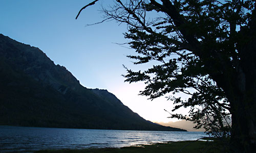 Atardecer en Cholila